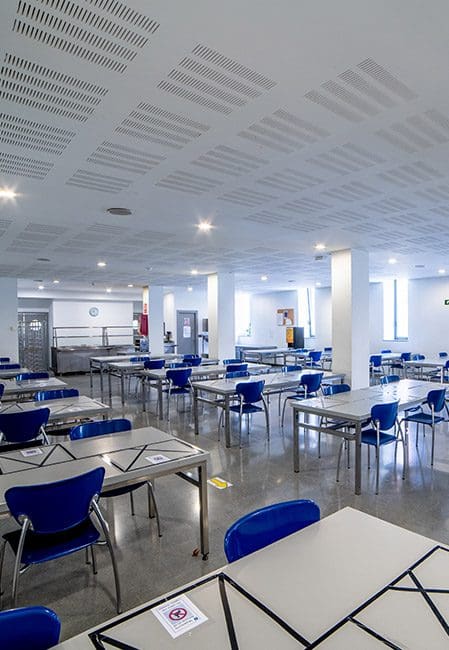 Comedor residencia universitaria en Burgos