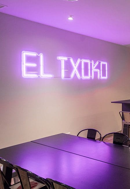 Detalle cafetería residencia bilbao centro