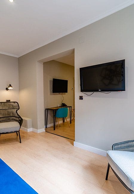 Habitación doble premium residencia universitaria Burgos centro