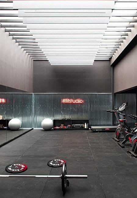 Gimnasio residencia universitaria en Cartagena