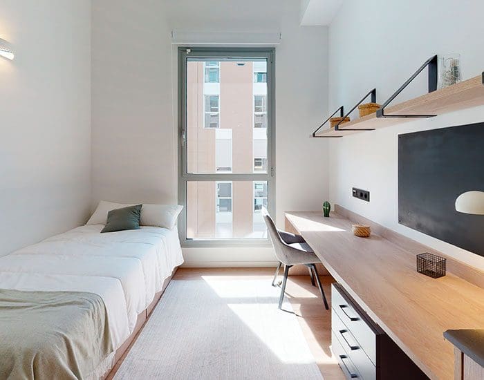 Visita las habitaciones de residencia en Barcelona