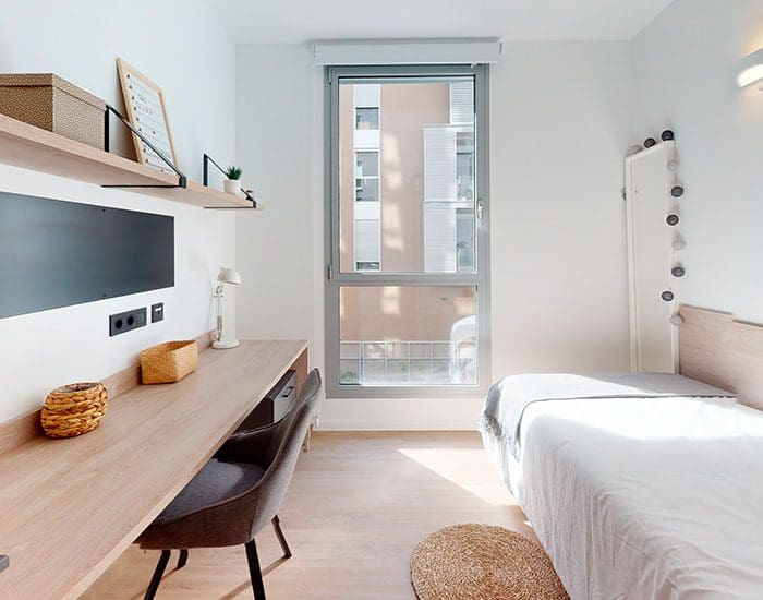 Visita las habitaciones de residencia en Barcelona