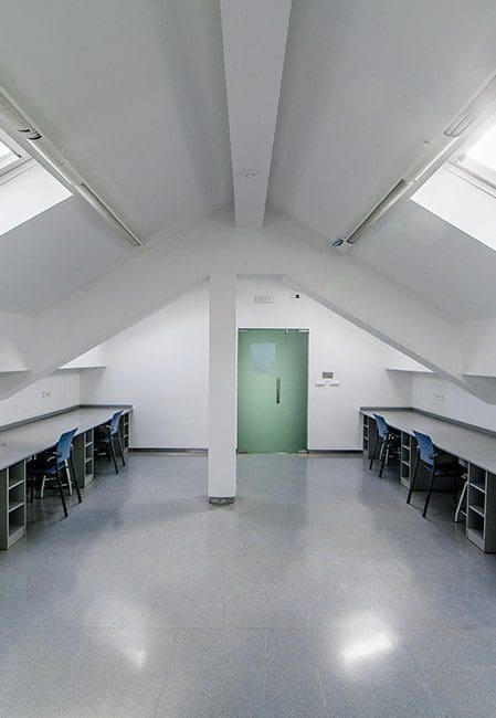 Zona de estudio residencia universitaria en Burgos