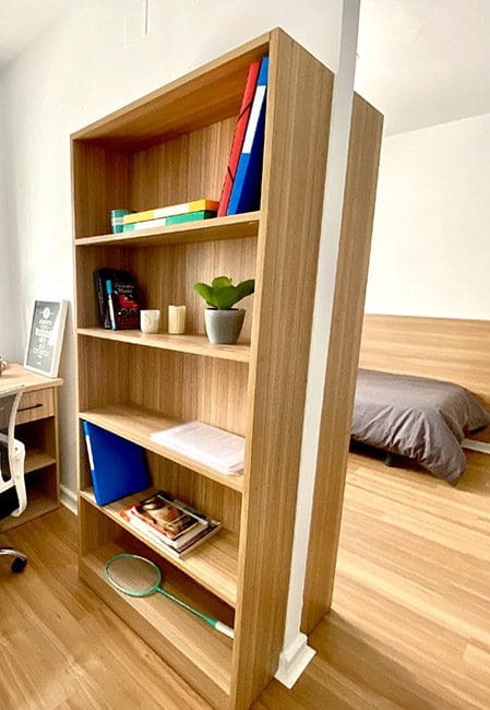 Habitación doble residencia universitaria Málaga