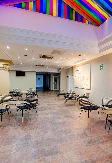 Zona de descanso residencia universitaria en Burgos centro