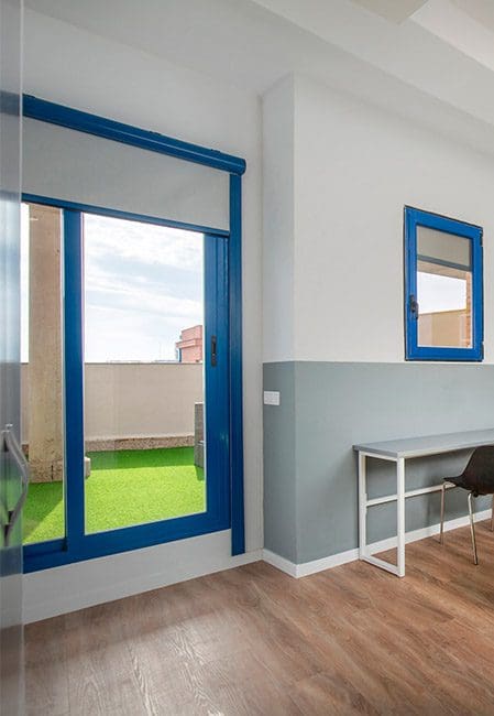 Ático premium residencia universitaria Galileo Galilei Valencia