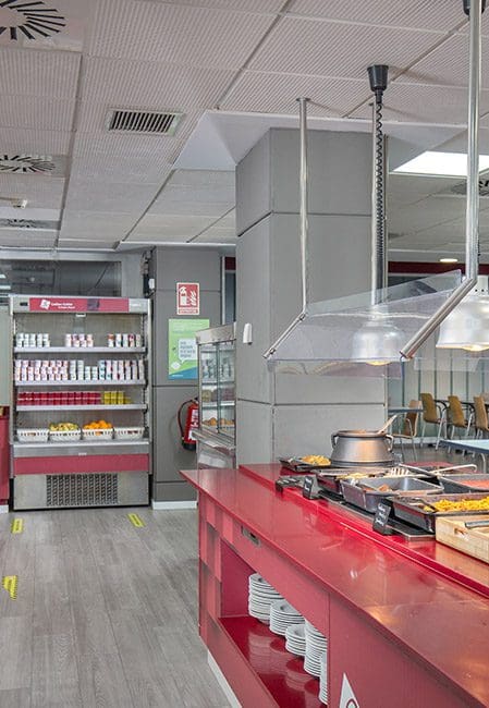 Comedor residencia universitaria Galileo Galilei en Valencia