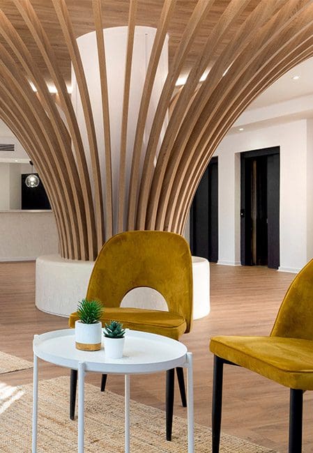 Lobby residencia en Armendáriz, Sevilla