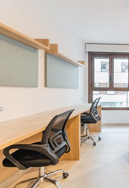 Habitación doble residencia universitaria en Avenida del Puerto, Valencia