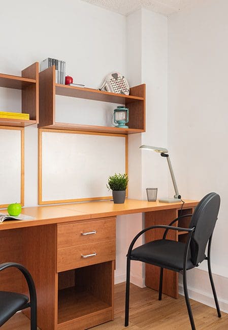 Habitación doble residencia universitaria en Sevilla UPO