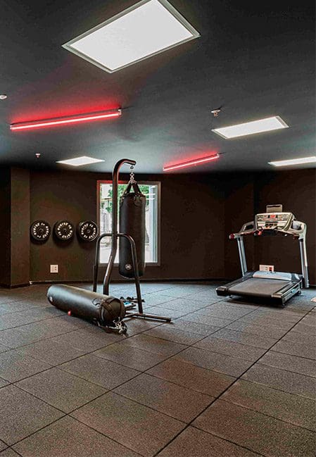 Gimnasio residencia universitaria Santander