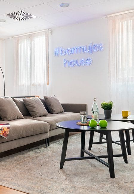 Sala de estar residencia Bormujos, Sevilla