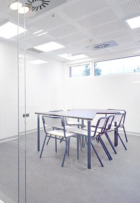 Zona de estudio residencia universitaria en Oviedo