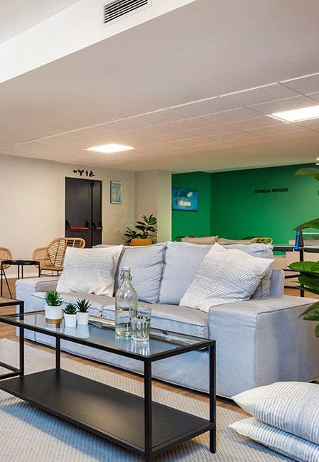 Sala de estar residencia en Armendáriz, Sevilla