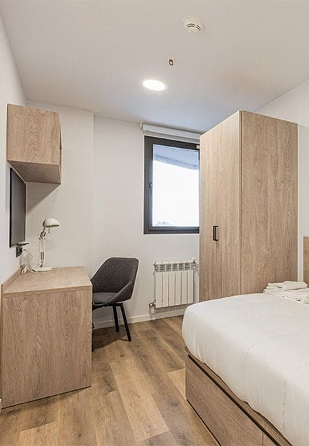 Habitación individual apartamento estudiantes en Santander