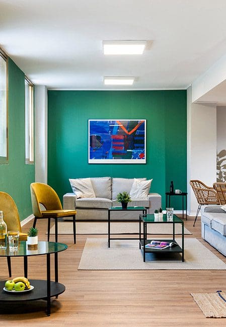 Sala de estar residencia en Armendáriz, Sevilla