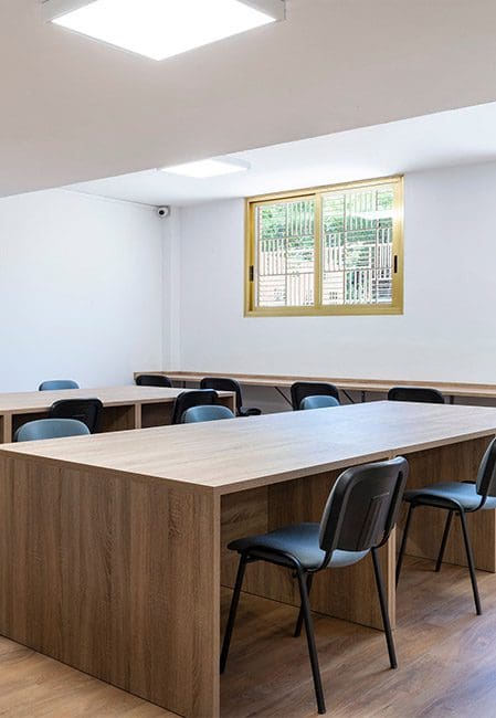 Sala de estudio residencia en Armendáriz, Sevilla