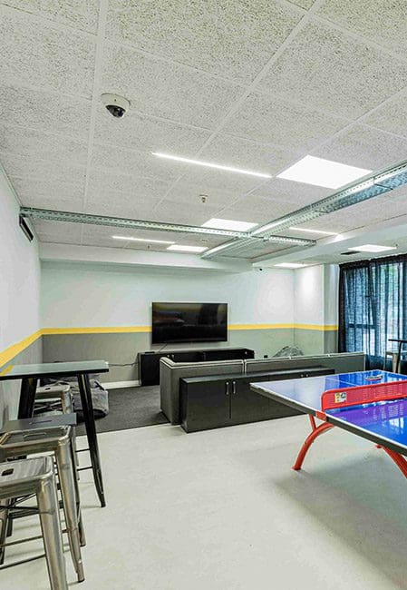 Zona de juegos residencia universitaria Santander