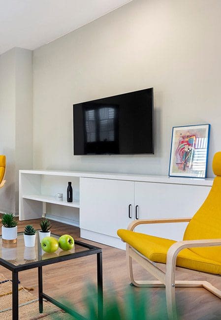 Sala de estar residencia en Armendáriz, Sevilla