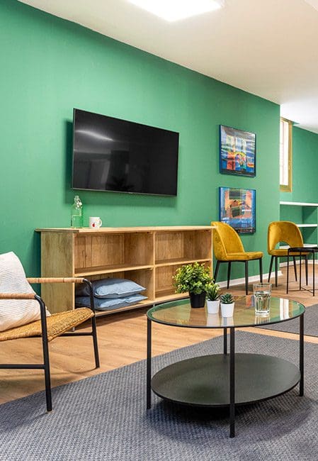 Sala de estar residencia en Armendáriz, Sevilla